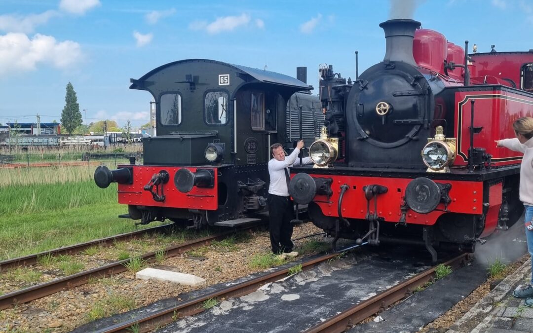 Met zijn geliefde stoomtrein van Goes naar Hoedekenskerke