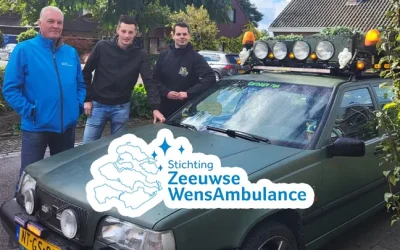 6000 kilometer voor de Zeeuwse Wensambulance!