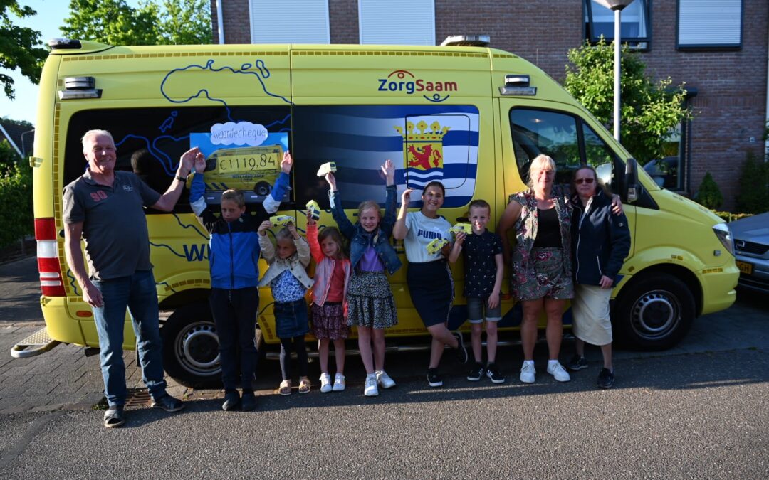 Kinderen halen geld op voor de Zeeuwse WensAmbulance